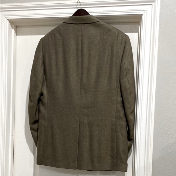 Jos A Banks 2 button brown tweed sport coat Size 42R - Picture 2 of 4